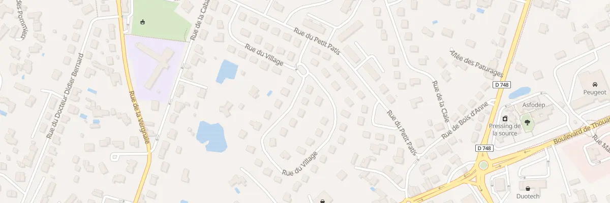Plan du 15 Rue du Village à Bressuire