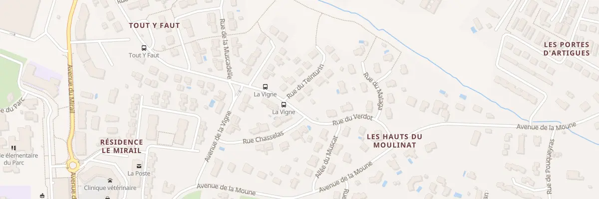 Plan du 2 Rue du Teinturin à Artigues-près-Bordeaux