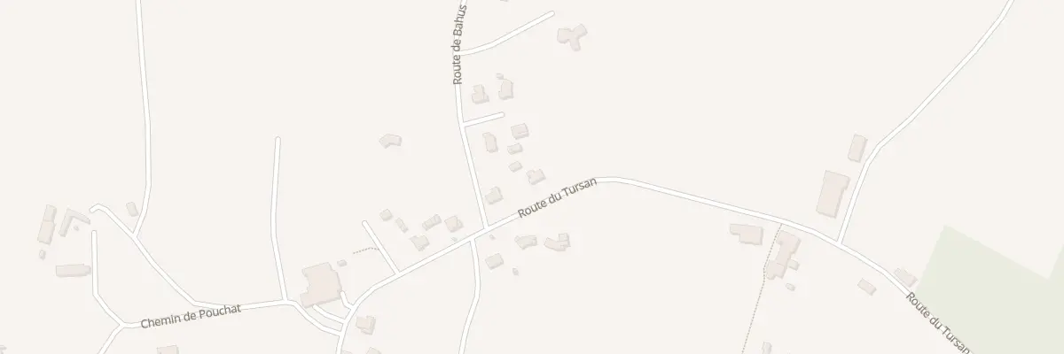 Plan du 46 Rte du Tursan à Sarraziet