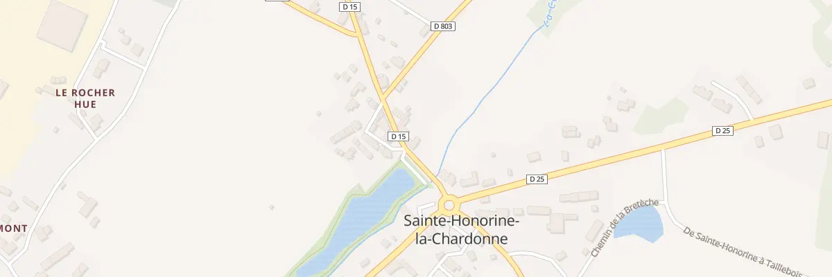Plan du 6 Rue de la Poupelière à Sainte-Honorine-la-Chardonne