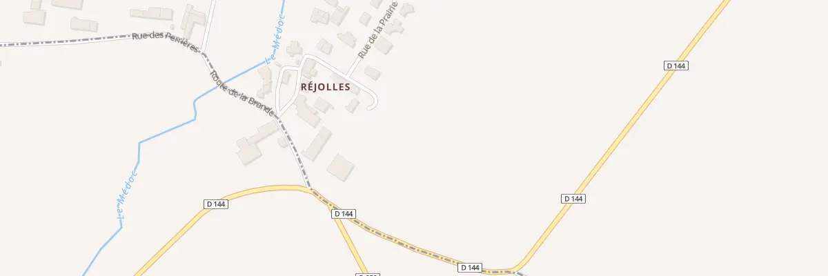 Plan du 8 Rue de la Croix à Biron