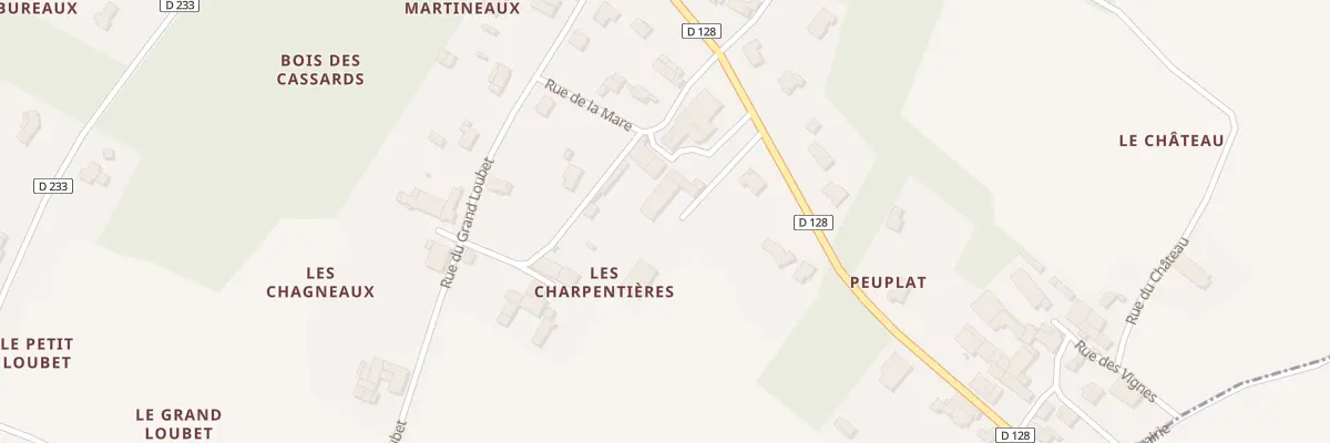 Plan du 1 Imp de la Charpentière à Rouffiac