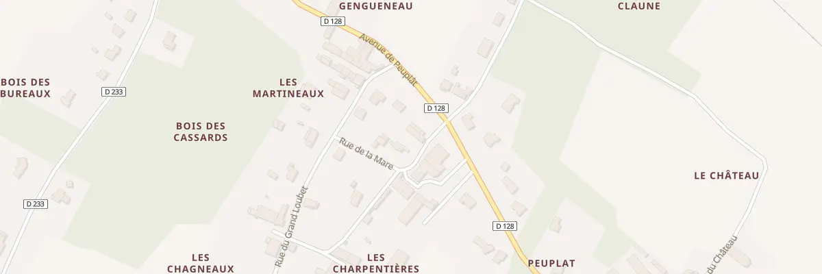 Plan du 4 Rue des Charpentières à Rouffiac