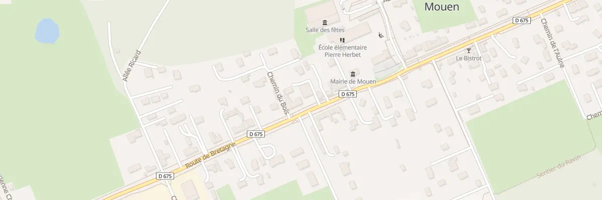 Plan du 748 Rte de Bretagne à Mouen