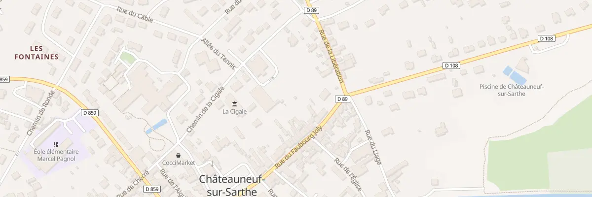 Plan du 8 Rue du Faubourg Joly aux Hauts-d’Anjou