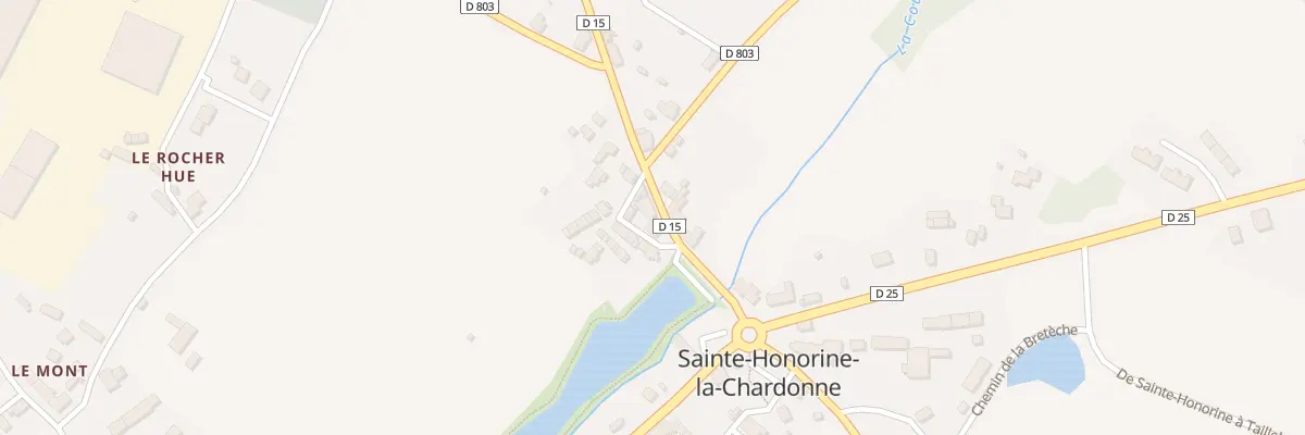 Plan du 1A Rue de la Poupelière à Sainte-Honorine-la-Chardonne