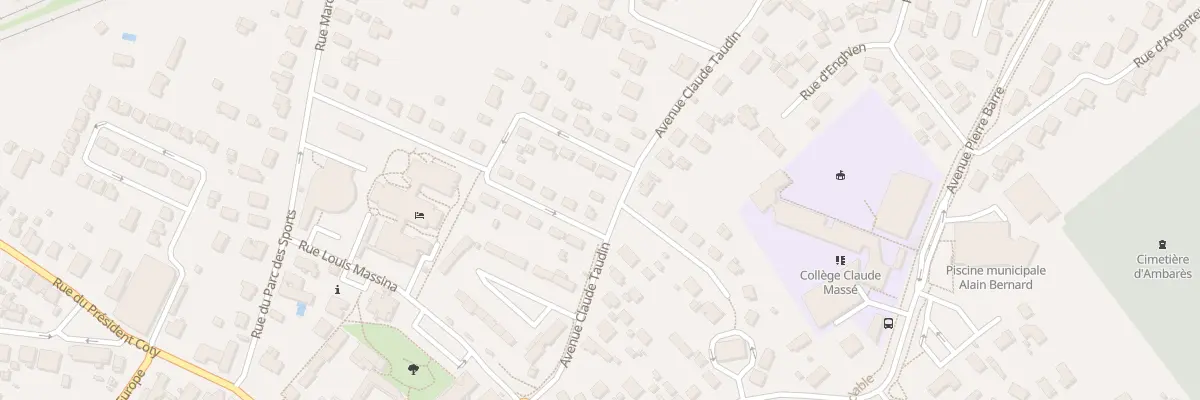 Plan du 1 Rue de Lattre de Tassigny à Ambarès-et-Lagrave