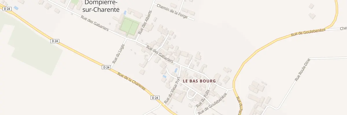Plan du 34 Rue des Gabariers à Dompierre-sur-Charente