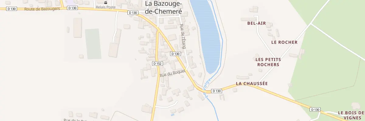 Plan du 7 Rue du Pont à La Bazouge-de-Chemeré