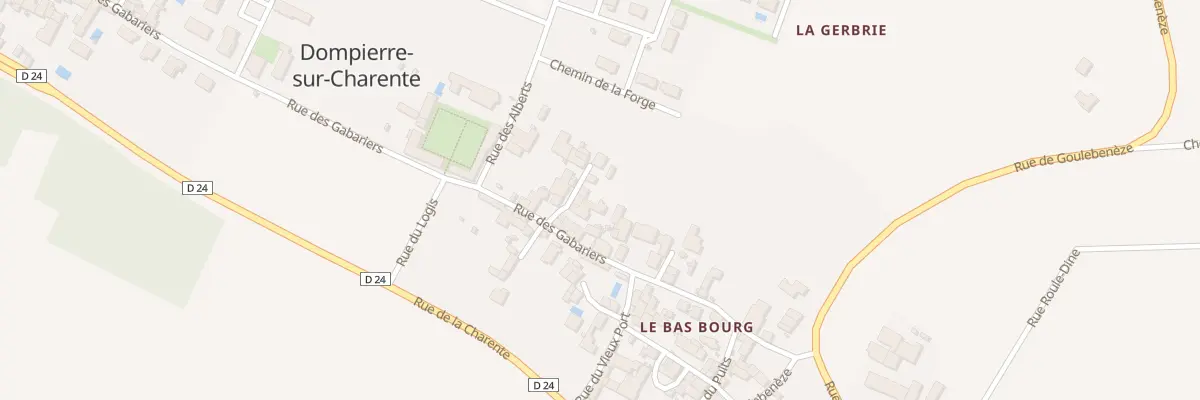 Plan du 8 Rue de la Boulange à Dompierre-sur-Charente