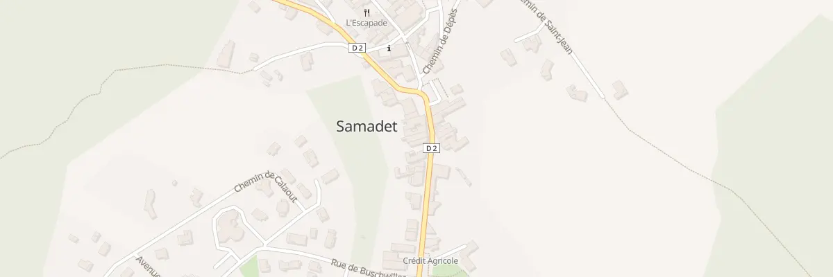 Plan du 30 Rue du Tursan à Samadet
