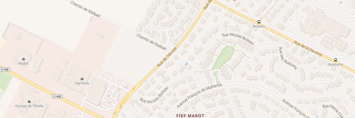 Plan du 93 Rue de Telouze à Niort