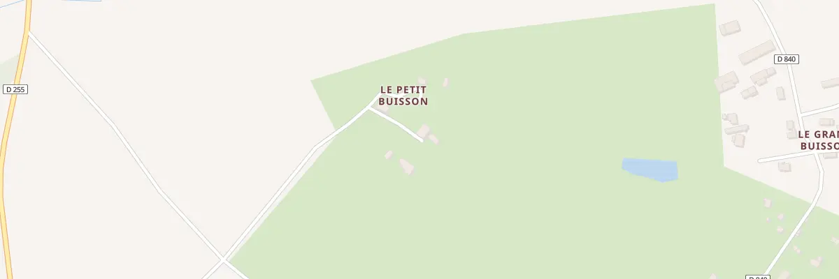 Plan du 1 Petit Buisson à Saires-la-Verrerie