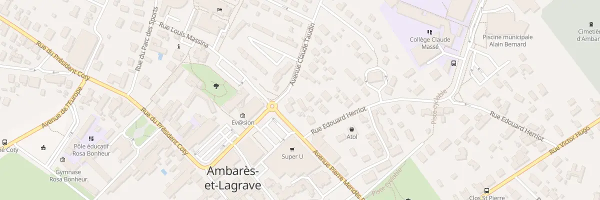Plan du 13 Av Claude Taudin à Ambarès-et-Lagrave