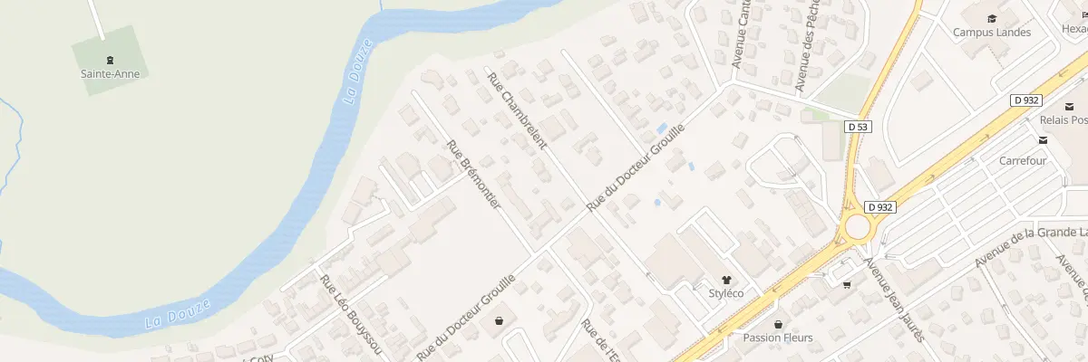 Plan du 37 Rue Chambrelent à Mont-de-Marsan