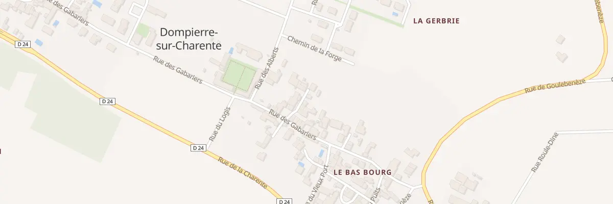 Plan du 10 Rue de la Boulange à Dompierre-sur-Charente