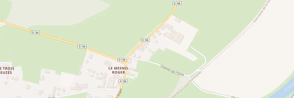 Plan du 12 Rue du Mesnil Roger St Martin à Thury-Harcourt-le-Hom