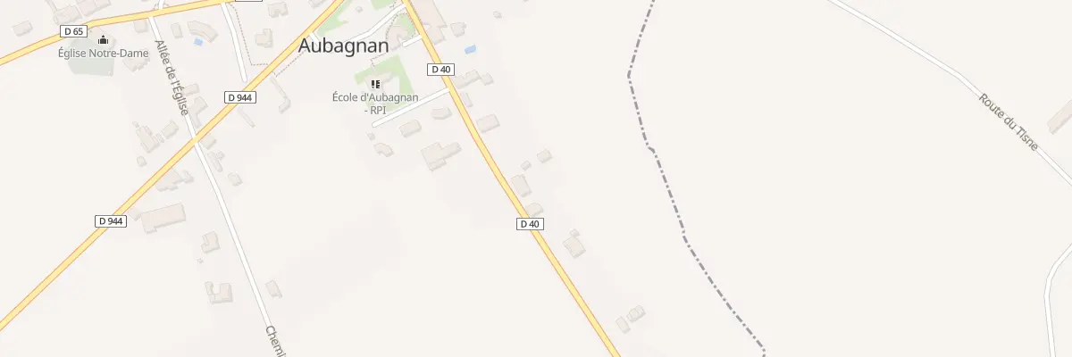 Plan du 239 Rte du Tursan à Aubagnan