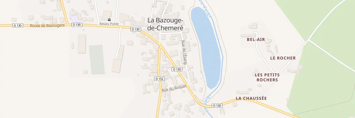 Plan du 3 Rue du Pont à La Bazouge-de-Chemeré
