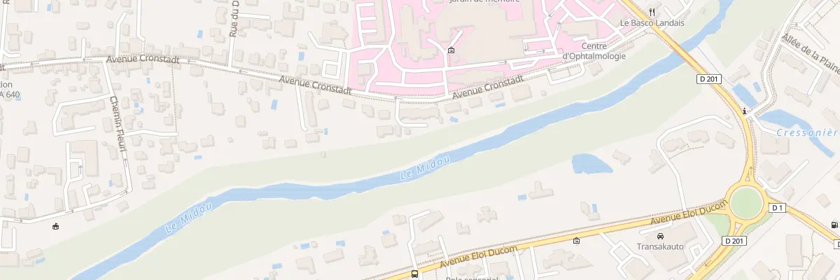 Plan du 802 Av Cronstadt à Mont-de-Marsan