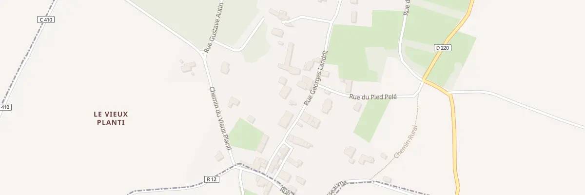 Plan du 20 Rue Georges Landrit à La Jarrie-Audouin