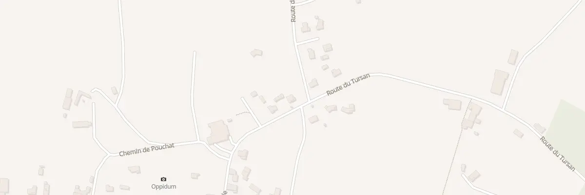 Plan du 89 Rte du Tursan à Sarraziet