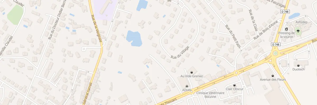 Plan du 32 Rue du Village à Bressuire