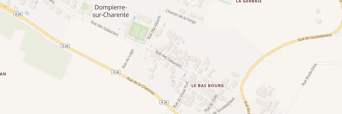 Plan du 42 Rue des Gabariers à Dompierre-sur-Charente