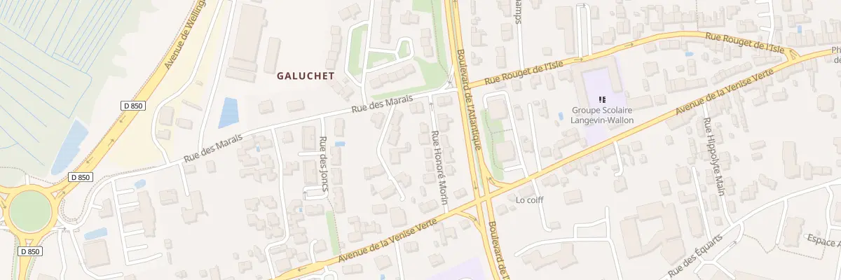 Plan du 9 Rue Honoré Morin à Niort