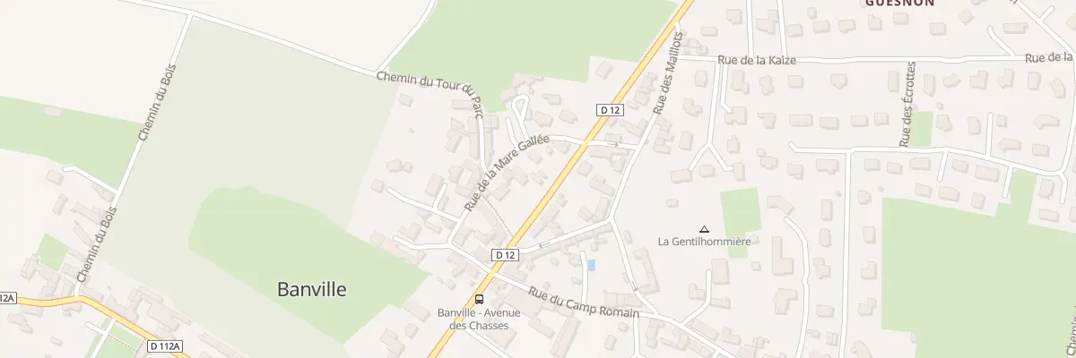 Plan du 7 Av des Chasses à Banville