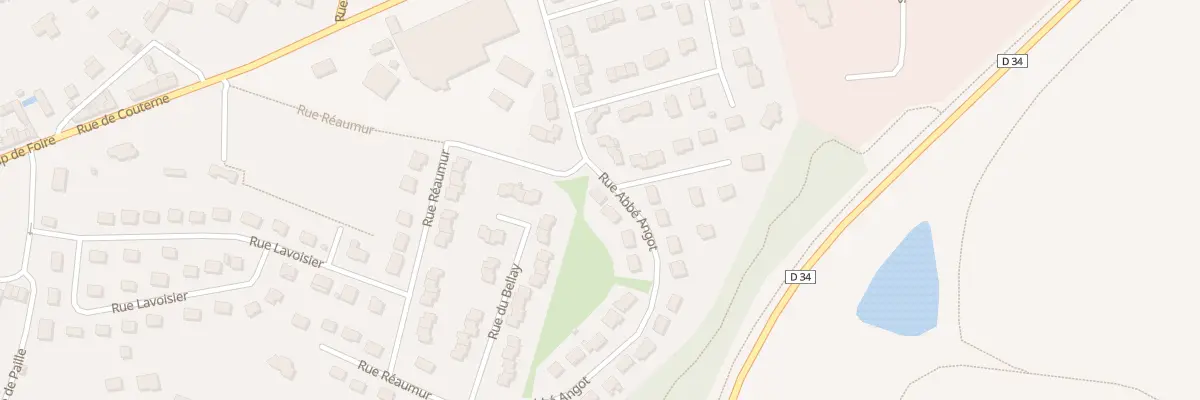 Plan du 23 Rue abbe angot à Lassay-les-Châteaux