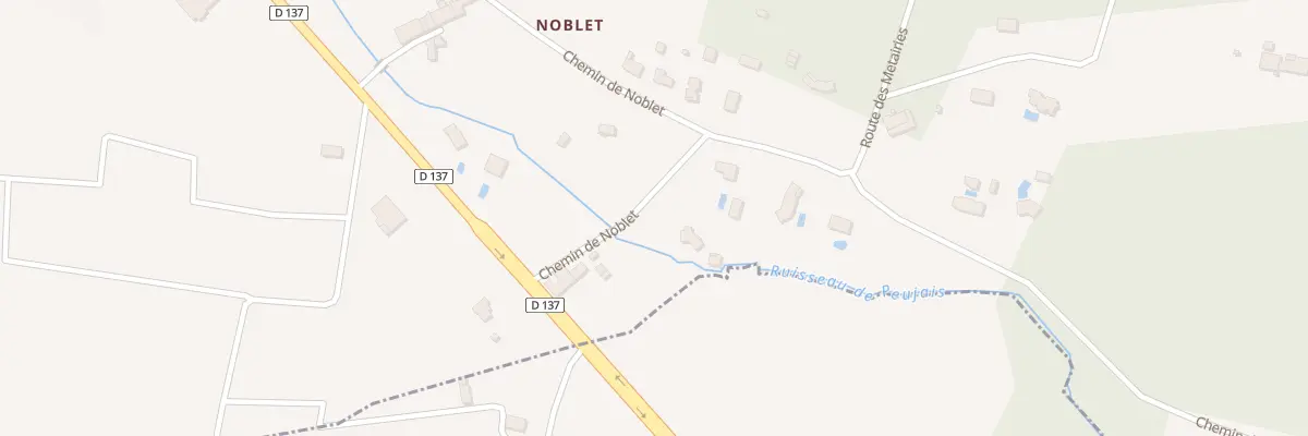 Plan du 645 Che de Noblet à Pugnac