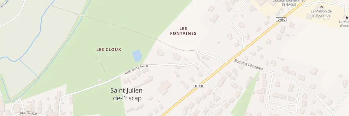 Plan du 12 Rue de la Gare à Saint-Julien-de-l’Escap