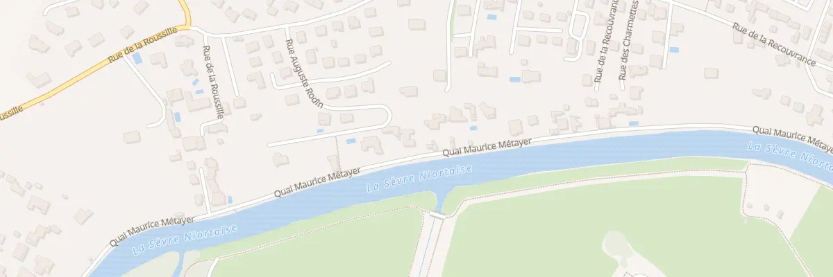 Plan du 160 Quai Maurice Métayer à Niort