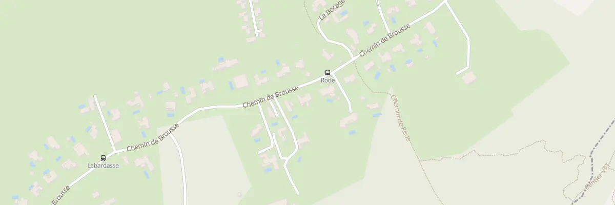 Plan du 24 Che de Brousse à Bouliac