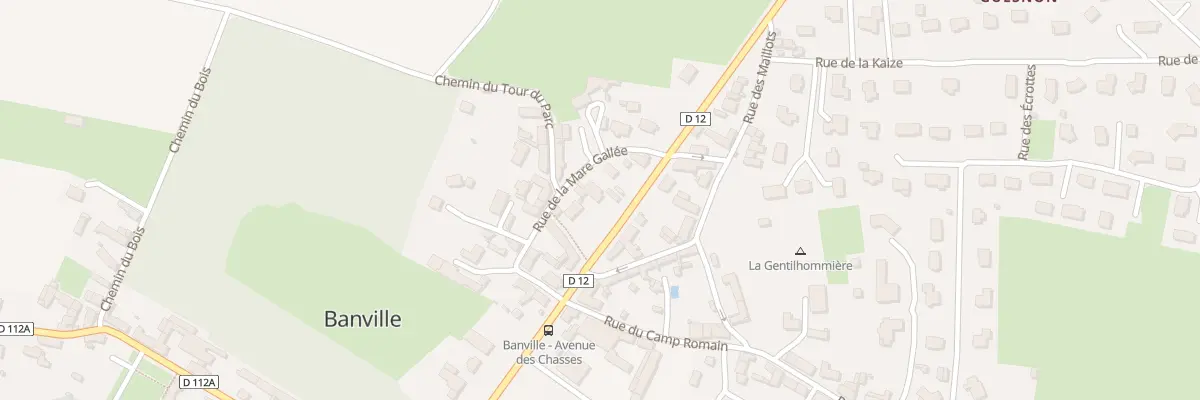 Plan du 10 Rue de la Mare Gallée à Banville