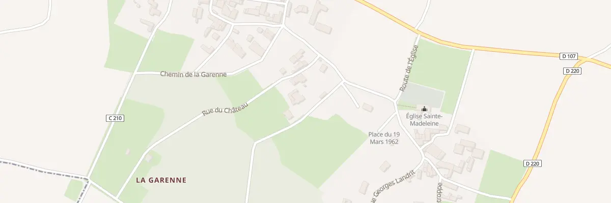Plan du 2 Rue Gustave Autin à La Jarrie-Audouin