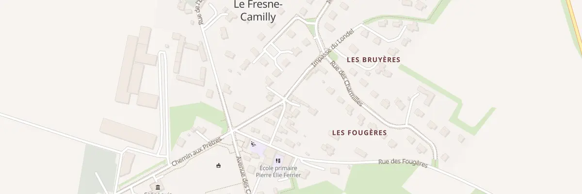 Plan du 10 Imp du Londel au Fresne-Camilly