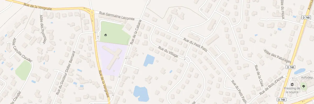 Plan du 10 Rue du Village à Bressuire