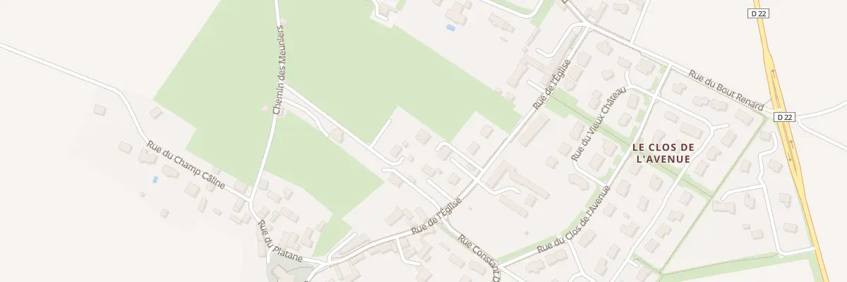 Plan du 17 Rue de l’Église au Fresne-Camilly