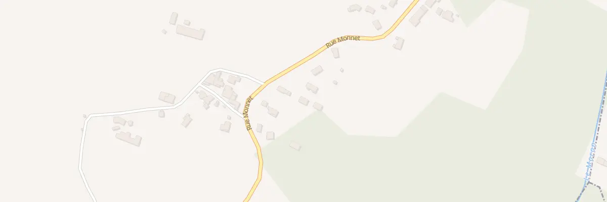 Plan du 86A Rue de Monnet à Tauriac