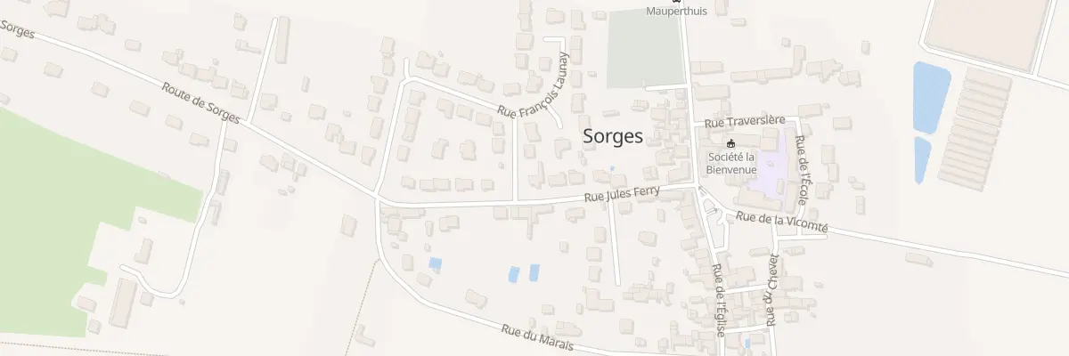 Plan du 11 Rue Jules Ferry aux Ponts-de-Cé