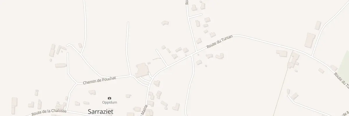 Plan du 47 Rte du Tursan à Sarraziet