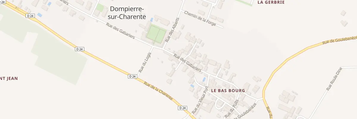 Plan du 39 Rue des Gabariers à Dompierre-sur-Charente