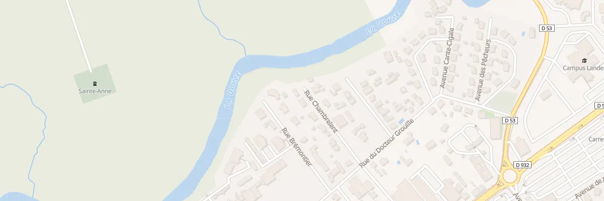 Plan du 133 Rue Chambrelent à Mont-de-Marsan
