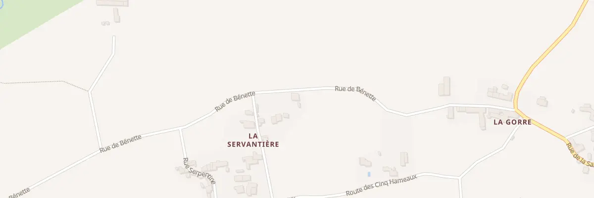 Plan du 17 Rue de Bénette à Xaintray