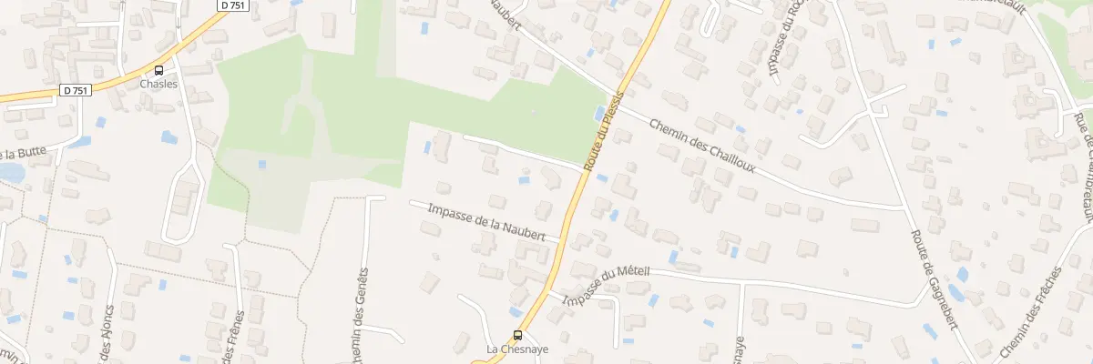 Plan du 17B Rte du Plessis aux Garennes sur Loire