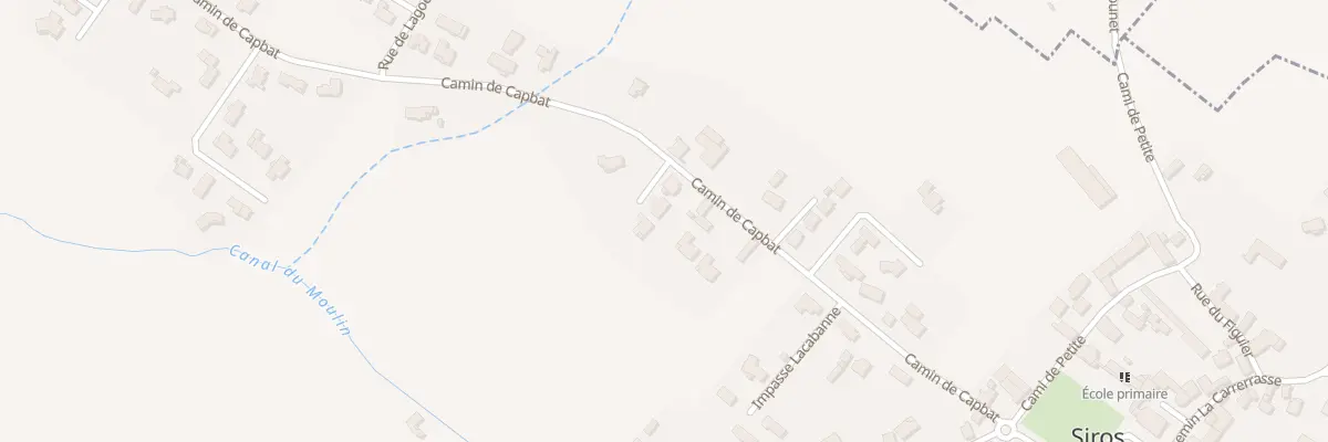 Plan du 5206 Imp du Casau à Siros