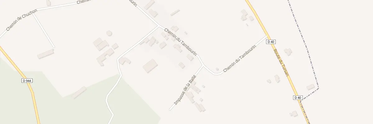 Plan du 520 Che du Tambourin à Aubagnan