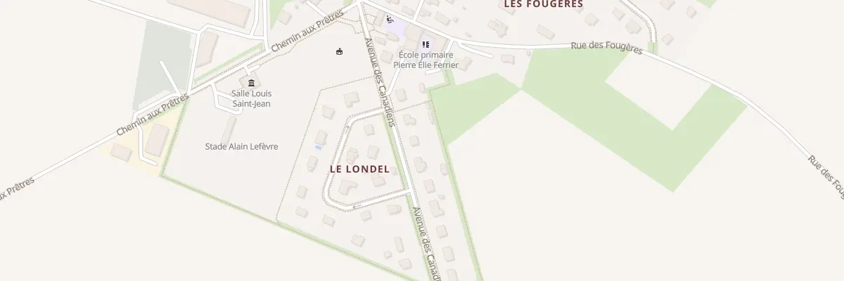 Plan du 13 Av des Canadiens au Fresne-Camilly